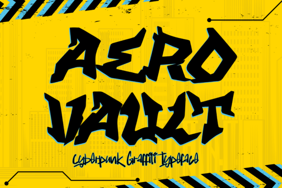 Aero Vault Font Review: Cyberpunk Style for Modern Branding