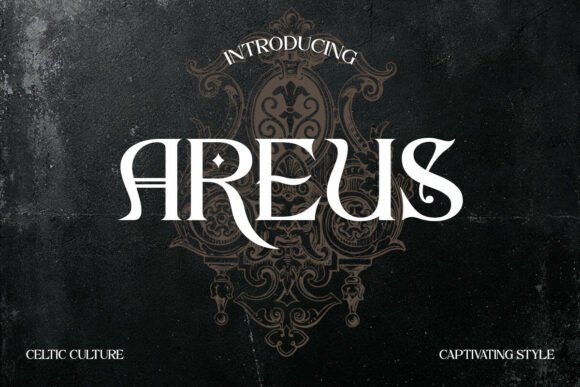 Areus Font: A Celtic Serif for Editorial Design
