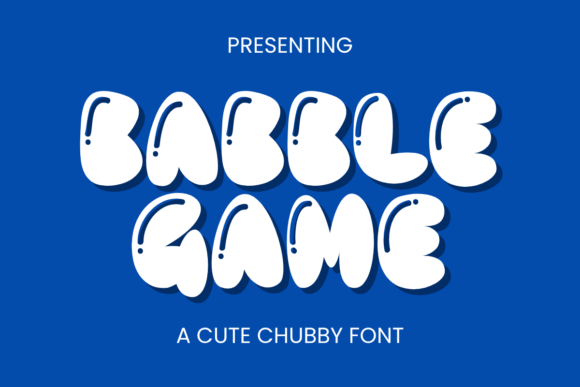 Babble Game: A Playful Display Font for Bold Branding Projects