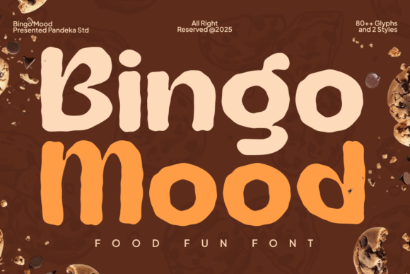 Bingo Mood Font: Sweet Typography for Handmade Labels