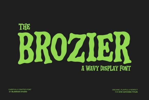Brozier: A Designer’s Take on This Display Font