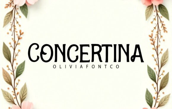 Concertina Font: Playful Branding for Small Business