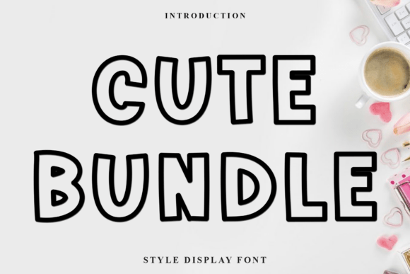 Cute Bundle Font: A Cheerful Display Typeface for Editorial Design