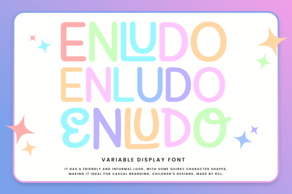 Enludo Duo Font: Playful Branding for Small Business