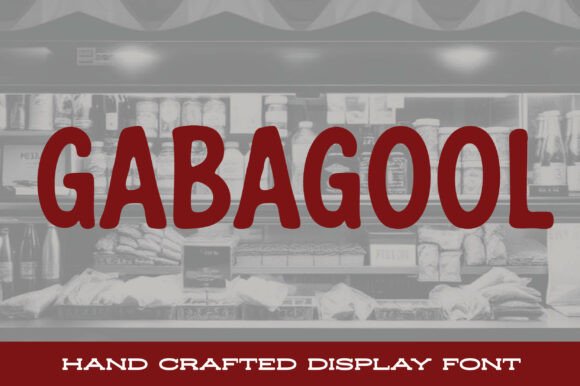Gabagool Font: Bold Display Typography for Web Design