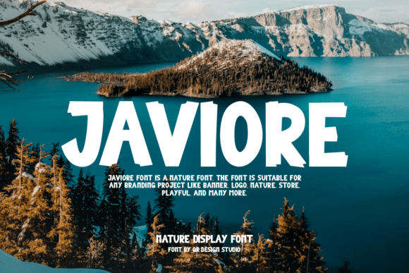 Javiore Font: Bold Display Typography for Digital Campaigns