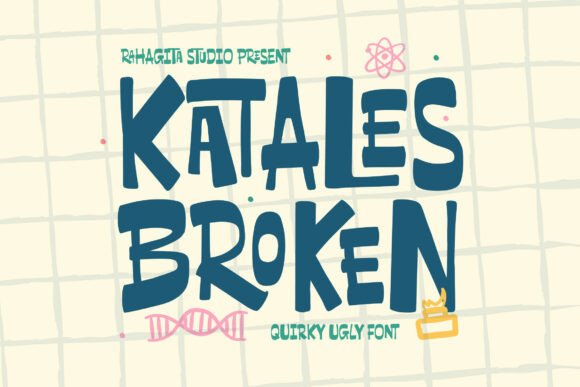 Katales Broken Font: Bold Display Type for Campaigns