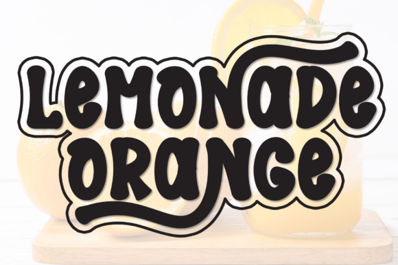 Lemonade Orange Font: A Display Typeface for Editorial Warmth