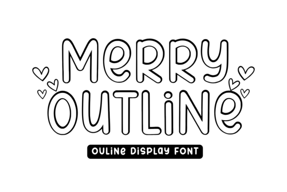 Merry Outline Font: Playful Typography for Crafters
