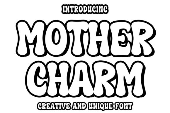 Mother Charm Font: Retro Display Type for Editorial Design