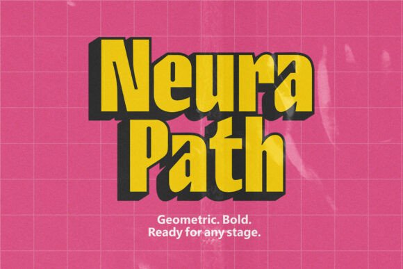 Neura Path Font Review: Geometric Stencil for Modern Branding