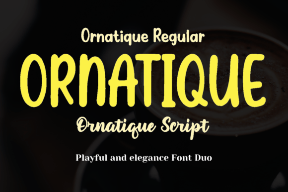 Ornatique Font: Elevating Boutique Web Design