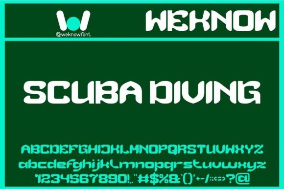 Scuba Diving Font: A Designer’s Practical Review