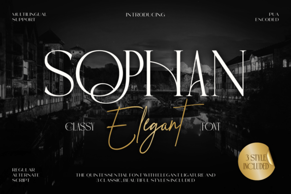 Sophan Elegant: A Typeface That Elevates Editorial Design