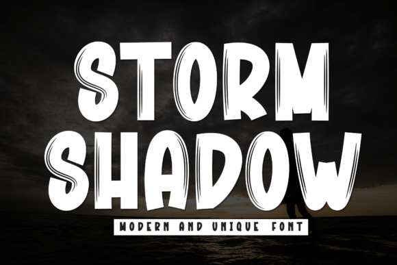 Storm Shadow Font: A Friendly Typeface for Branding