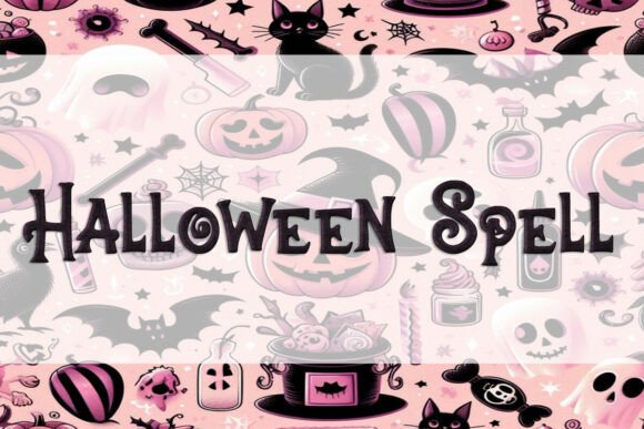 Testing the Halloween Spell Font in Brand Design